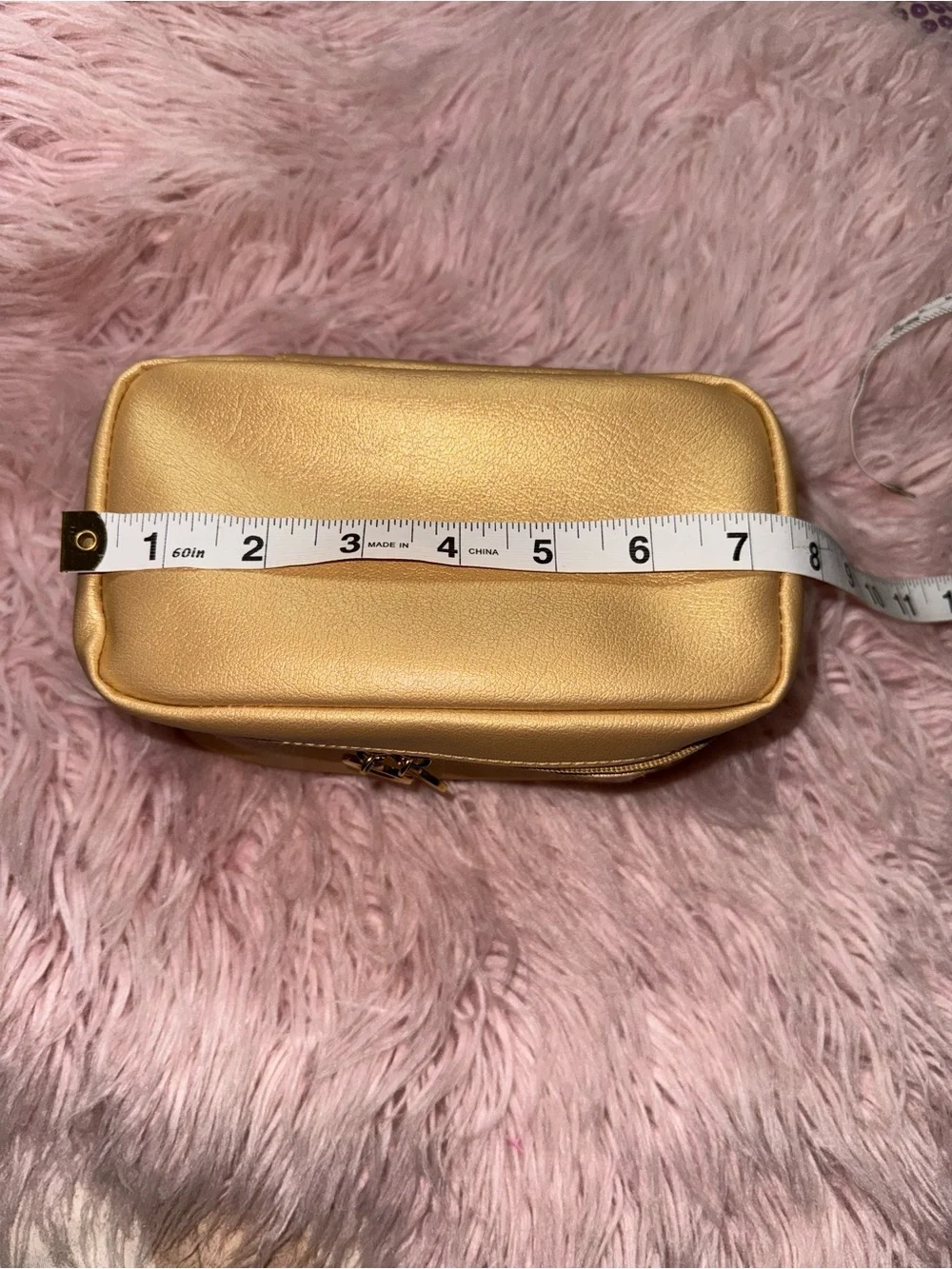 Estée Lauder Yellow Exterior with Red Interior Cosmetic Case